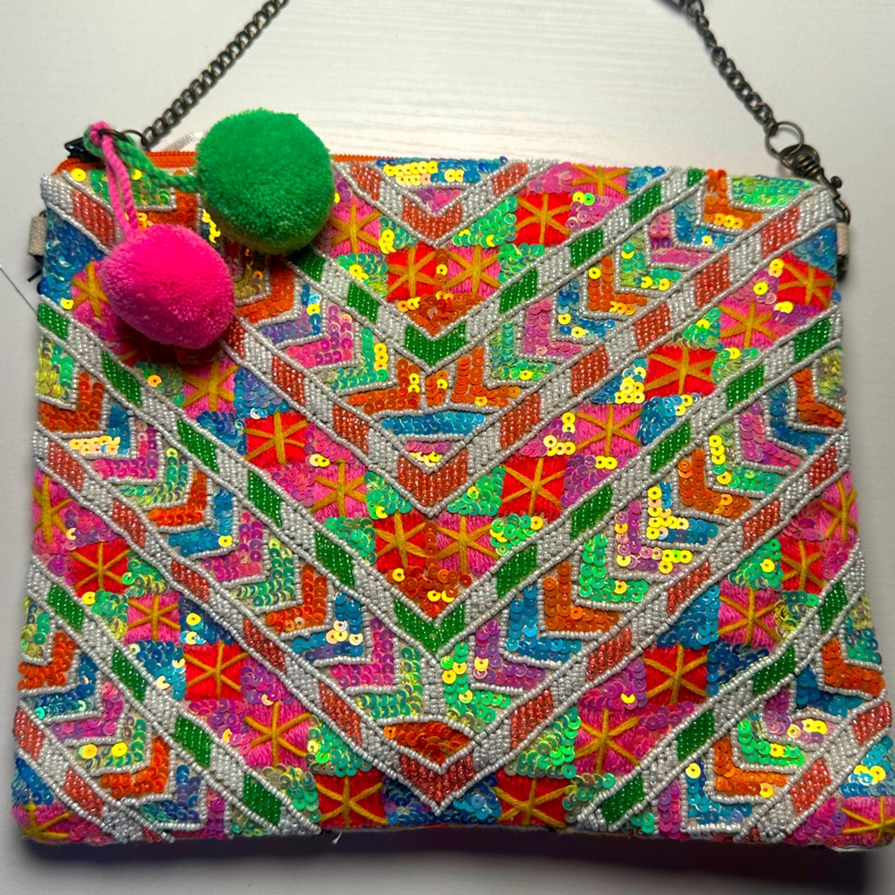 Colorful Embroidered Women's Bag
